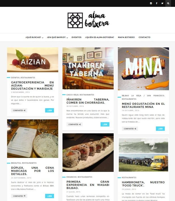 nueva web alma botxera